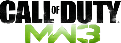 Call of Duty Modern Warfare 3 title screen for Wii